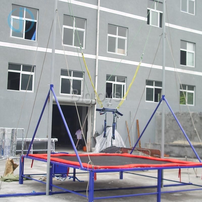 Single Bungee Jumping for Kids and Adults Bungee Trampolines Outdoor Playground, Kids Jumping Bounce